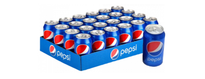 A Box of 320 ml Pepsi