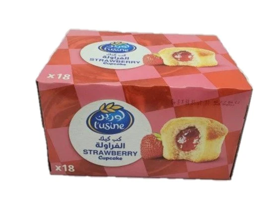 Lusine Cup Cake Strawberry 18 piece